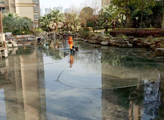 池州景观池淤泥清理